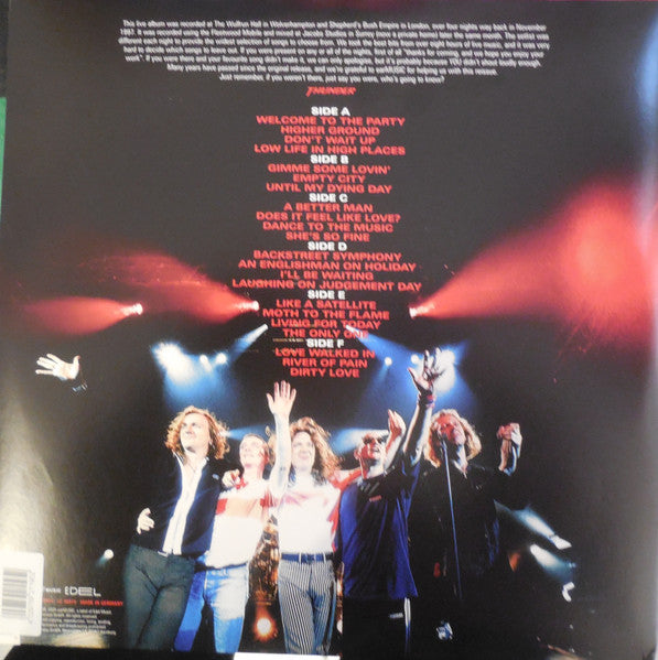 Thunder (3) : Live (4xLP, Album, Ltd, RE)
