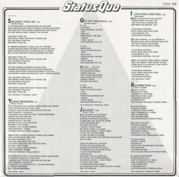 Status Quo : 1+9+8+2 = XX (LP, Album, Emb)