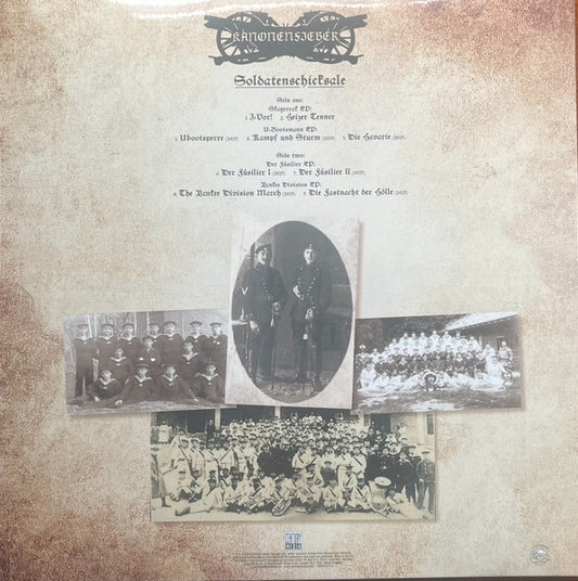 Kanonenfieber : Soldatenschicksale (LP, Album, Comp, Ltd, Ora)