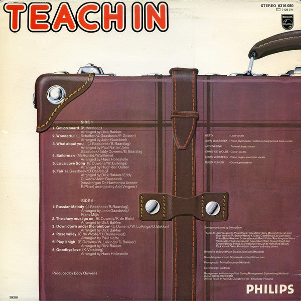 Teach-In : Get On Board (LP, Album)