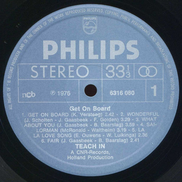 Teach-In : Get On Board (LP, Album)
