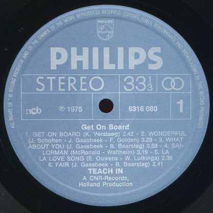 Teach-In : Get On Board (LP, Album)