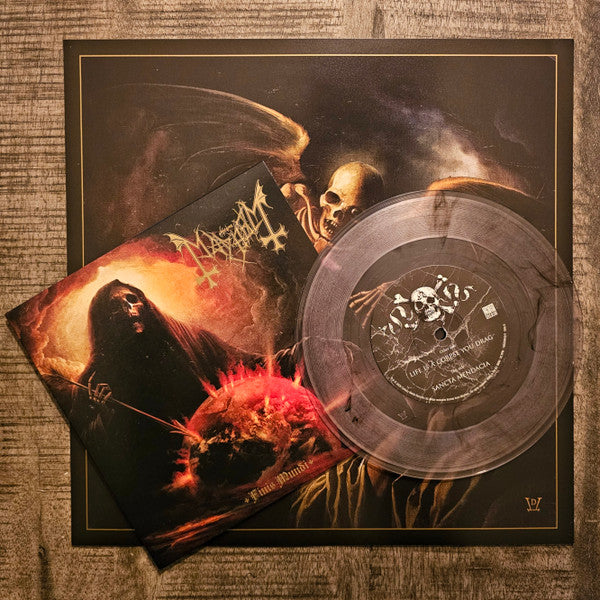 Mayhem : Liturgy Of Death (LP, Album, Cle + 7", Cle + Box, Ltd)