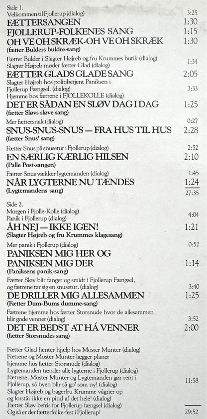 Unknown Artist : Fætrene I Fjollerup (Fætterfolket 1) (LP, Album)