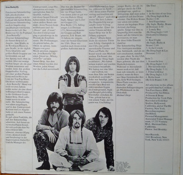 Iron Butterfly : Ball (LP, Album, Uni)