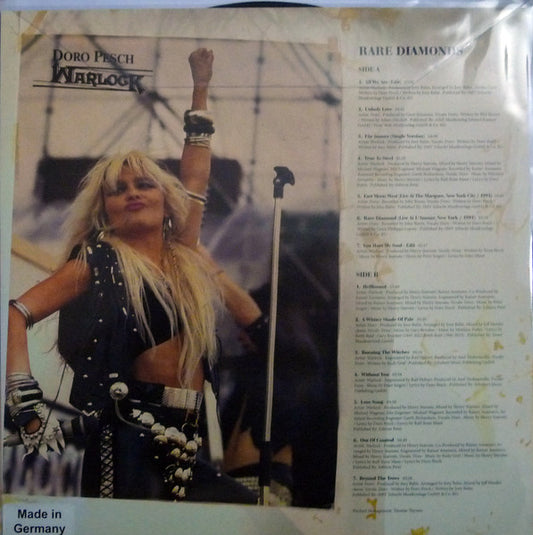 Doro & Warlock (2) : Rare Diamonds (LP, Comp, Pic, RE)