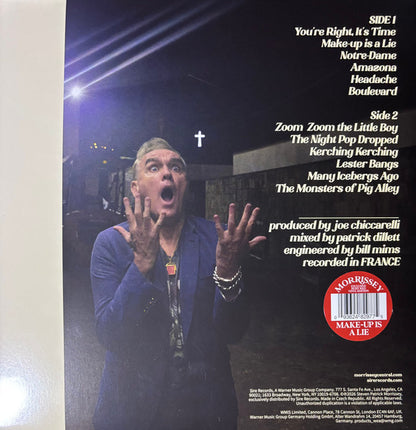 Morrissey : Make-Up Is A Lie (LP, Album, Red)