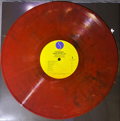 Morrissey : Make-Up Is A Lie (LP, Album, Red)