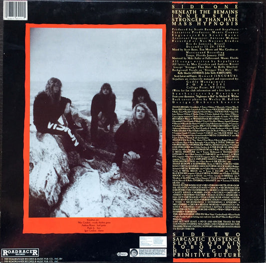 Sepultura : Beneath The Remains (LP, Album, Ltd, RM, Pos)