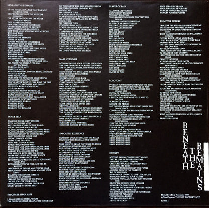 Sepultura : Beneath The Remains (LP, Album, Ltd, RM, Pos)