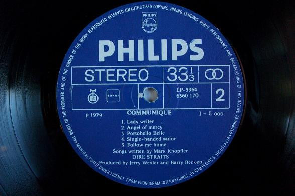 Dire Straits : Communiqué (LP, Album, RP)