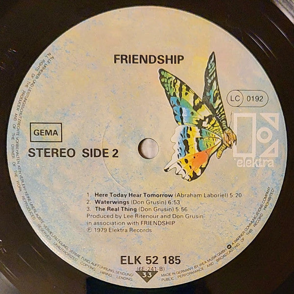 Friendship (3) : Friendship (LP, Album)
