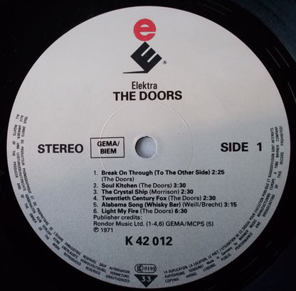 The Doors : The Doors (LP, Album, RE)