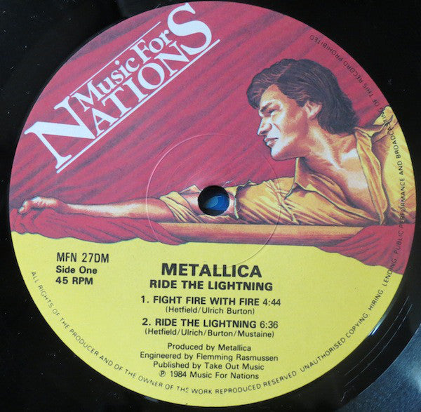 Metallica : Ride The Lightning (2x12", Album, Ltd, RE)