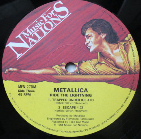 Metallica : Ride The Lightning (2x12", Album, Ltd, RE)