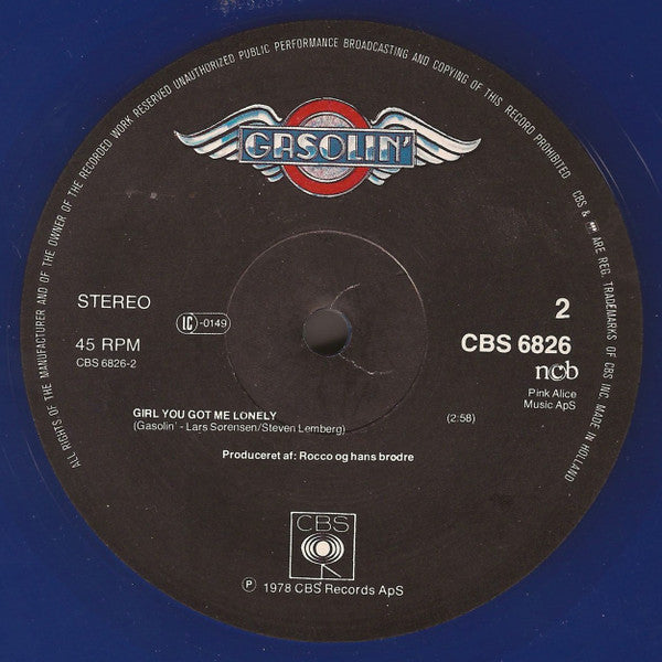 Gasolin' : Bob-Shi-Bam / Girl You Got Me Lonely (12", Maxi)