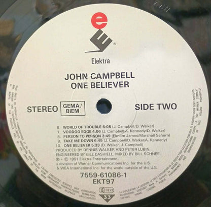 John Campbell : One Believer (LP, Album)