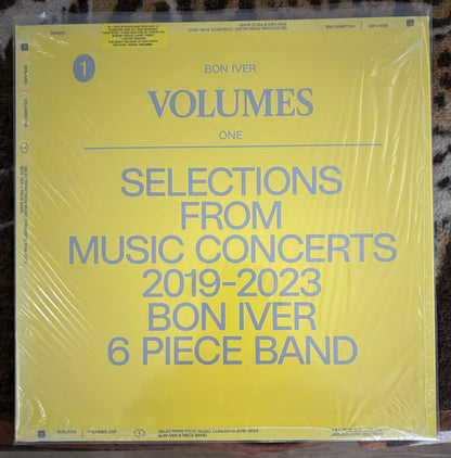Bon Iver : Volumes: One - Selections From Music Concerts 2019-2023 Bon Iver 6 Piece Band (LP, Comp)