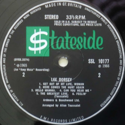 Lee Dorsey : Ride Your Pony - Get Out Of My Life Woman (LP, Album)