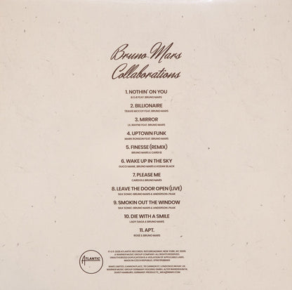 Bruno Mars : Collaborations (LP, Album, RSD, Comp)