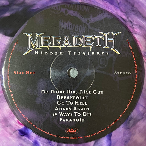 Megadeth : Hidden Treasures (LP, RSD, Comp, Ltd, RE, Pur)