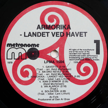 Ar-Folk : Armorika - Landet Ved Havet (LP, Album)
