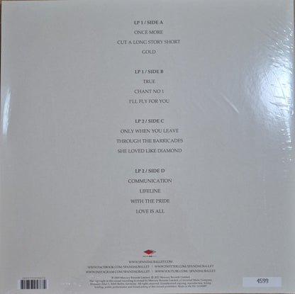 Spandau Ballet : Once More (2xLP, Album, RSD, Num, RE, Gat)