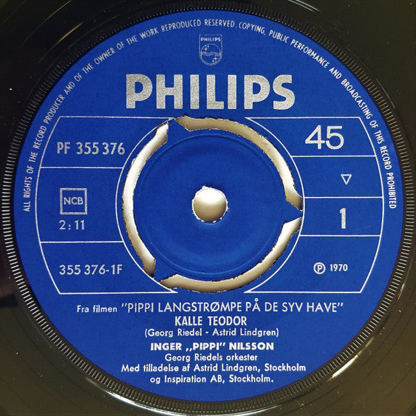 Inger Nilsson : Kalle Teodor (7", Single)
