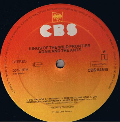 Adam And The Ants : Kings Of The Wild Frontier (LP, Album)