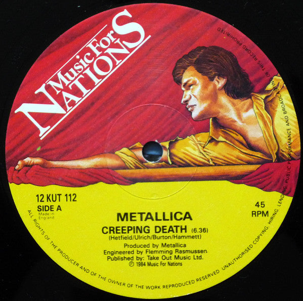 Metallica : Creeping Death (12", Maxi, RE)