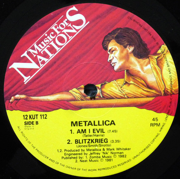 Metallica : Creeping Death (12", Maxi, RE)