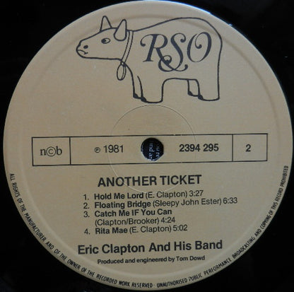 Eric Clapton : Another Ticket (LP, Album)