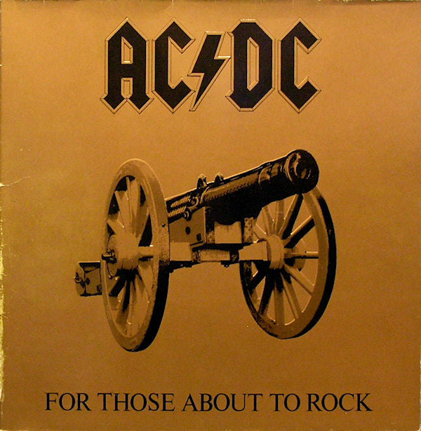 AC/DC : For Those About To Rock We Salute You (LP, Album, Gat)