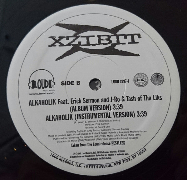Xzibit : Front 2 Back / Alkaholik (12")