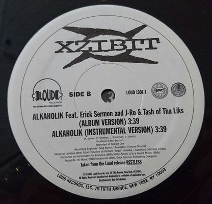 Xzibit : Front 2 Back / Alkaholik (12")