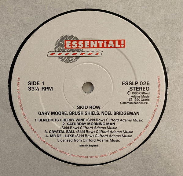 Skid Row (2) : Gary Moore/Brush Shiels/Noel Bridgeman (LP, Album)