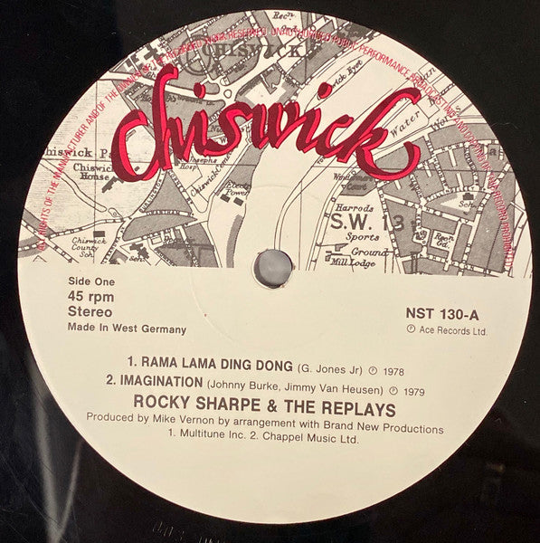 Rocky Sharpe & The Replays : Rama Lama Ding Dong (12")
