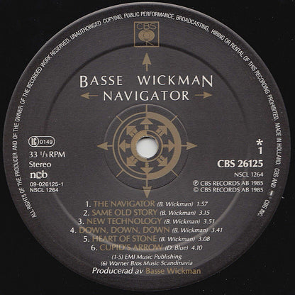 Basse Wickman : Navigator (LP)