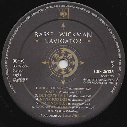 Basse Wickman : Navigator (LP)