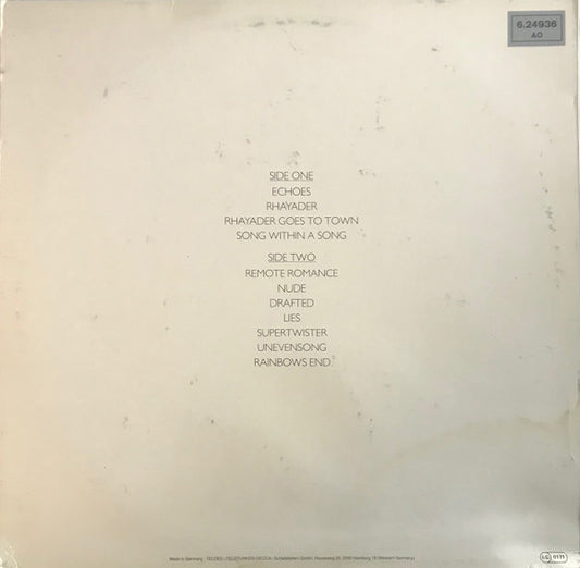 Camel : Chameleon The Best Of Camel (LP, Comp)