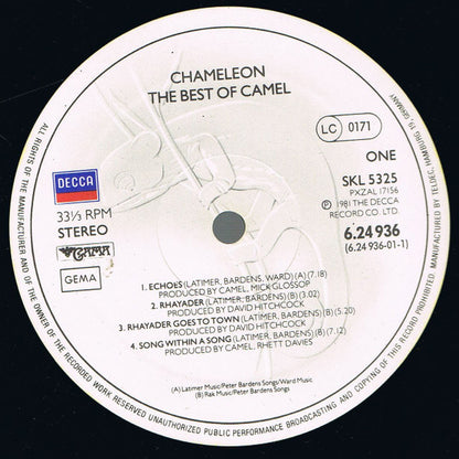 Camel : Chameleon The Best Of Camel (LP, Comp)