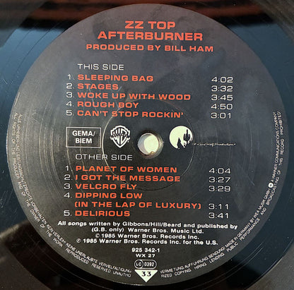 ZZ Top : Afterburner (LP, Album, All)
