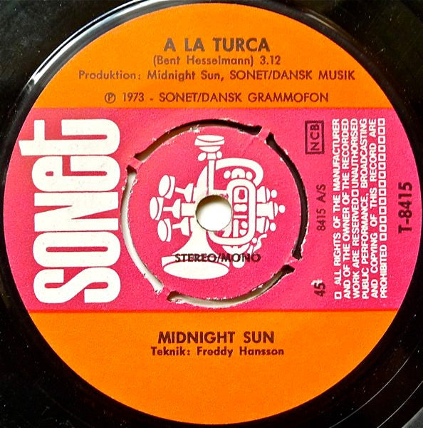 Midnight Sun (4) : Kul På (7", Single, Pus)