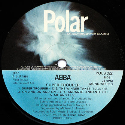 ABBA : Super Trouper (LP, Album)