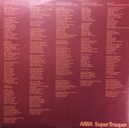 ABBA : Super Trouper (LP, Album)