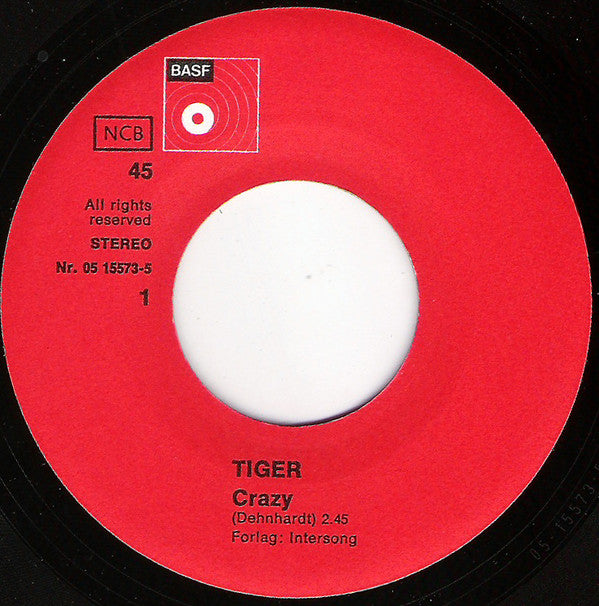 Tiger (17) : Crazy (7", Single)