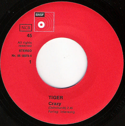 Tiger (17) : Crazy (7", Single)