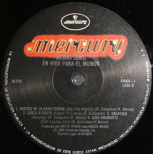 Scorpions : World Wide Live (2xLP, Album)