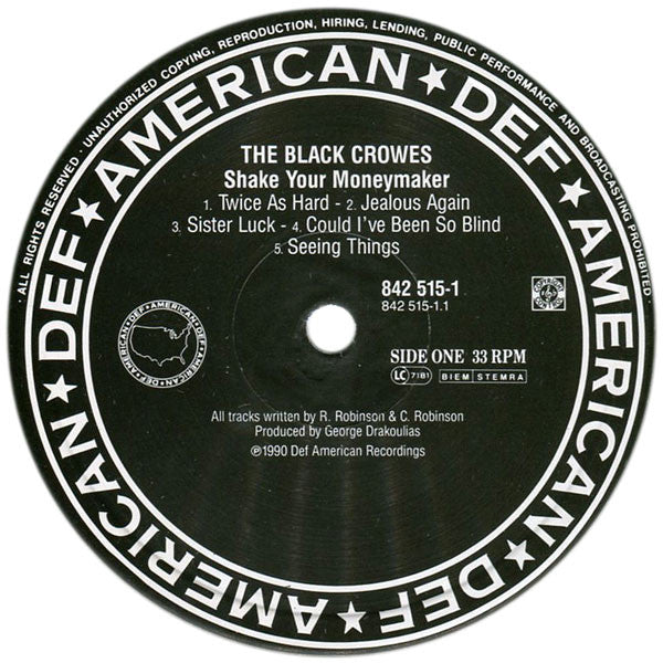 The Black Crowes : Shake Your Money Maker (LP, Album)