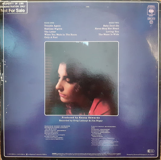 Karla Bonoff : Restless Nights (LP, Album)